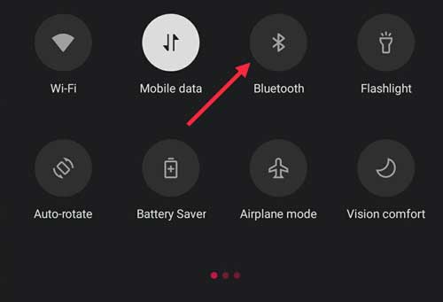 reset bluetooth connection