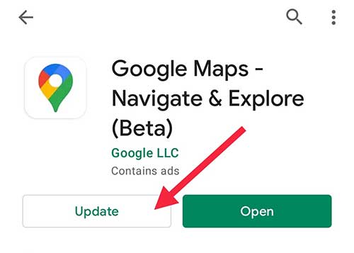update google maps apps