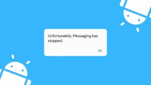 fix unfortunately messaging has stopped error