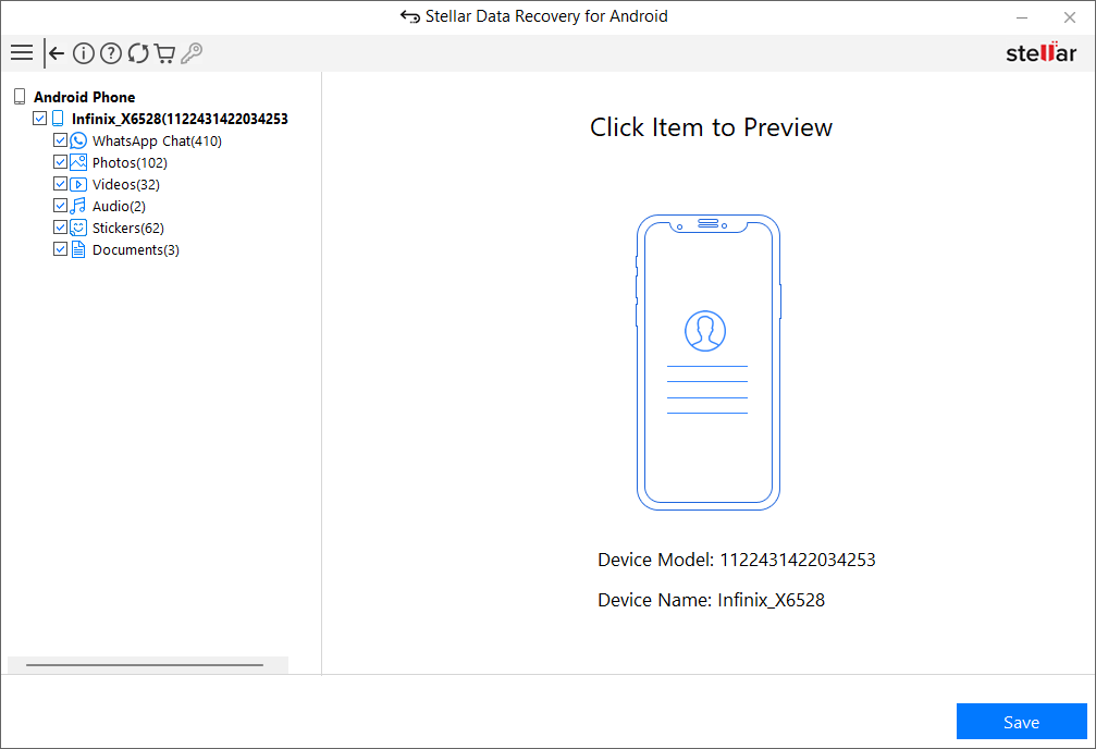 Click Item to Preview